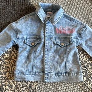 Kids Disney Little Mermaid Jean Jacket Size XS